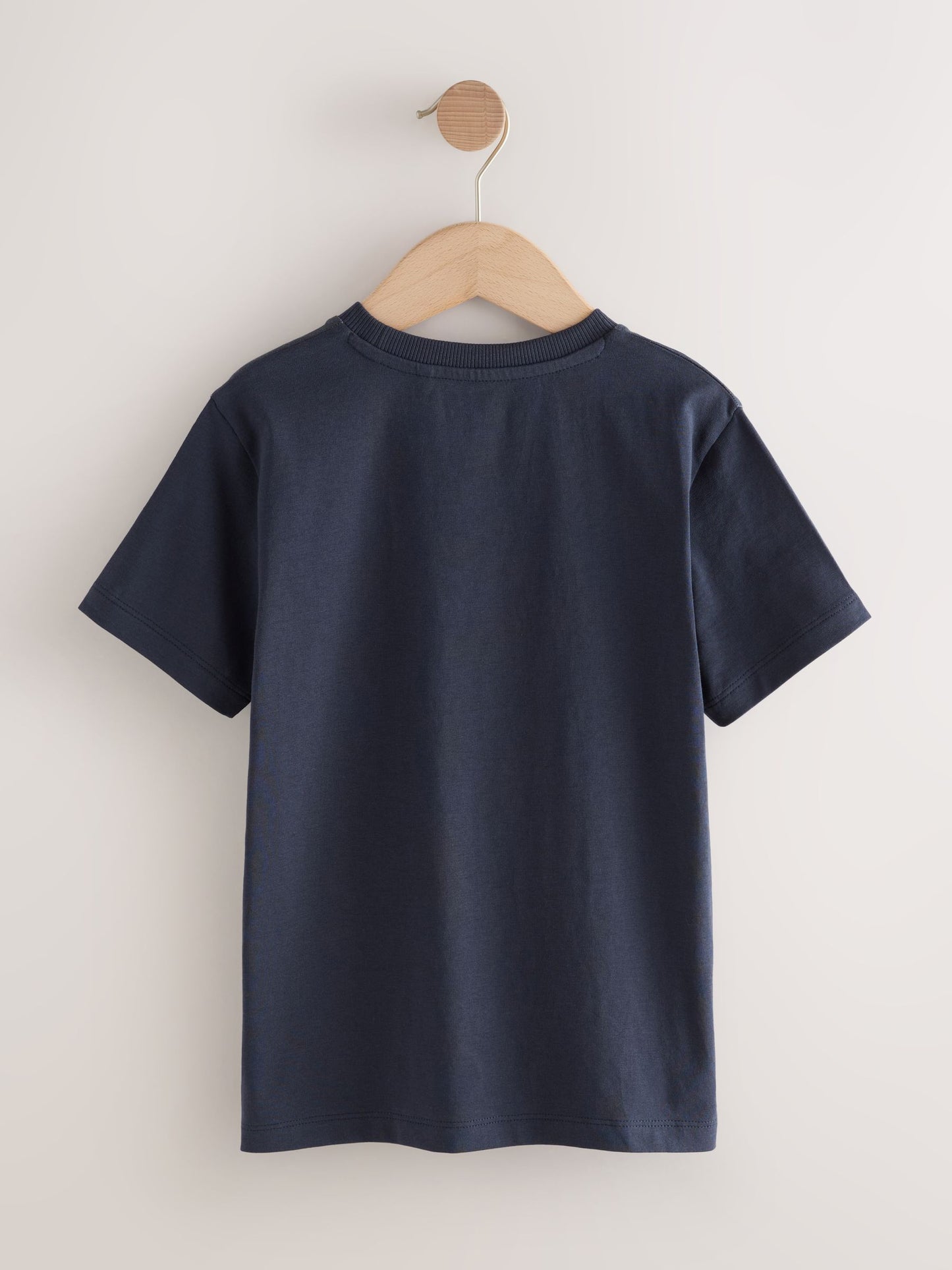 Dsiney Kidz - Navy Digi Happy Face Regular Fit Short Sleeve All-Over Print T-Shirt (3-16yrs) image 2