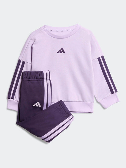 adidas Purple Essentials Infant Kids Sweatshirt and Joggers Set image 1