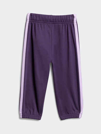 adidas Purple Essentials Infant Kids Sweatshirt and Joggers Set image 4