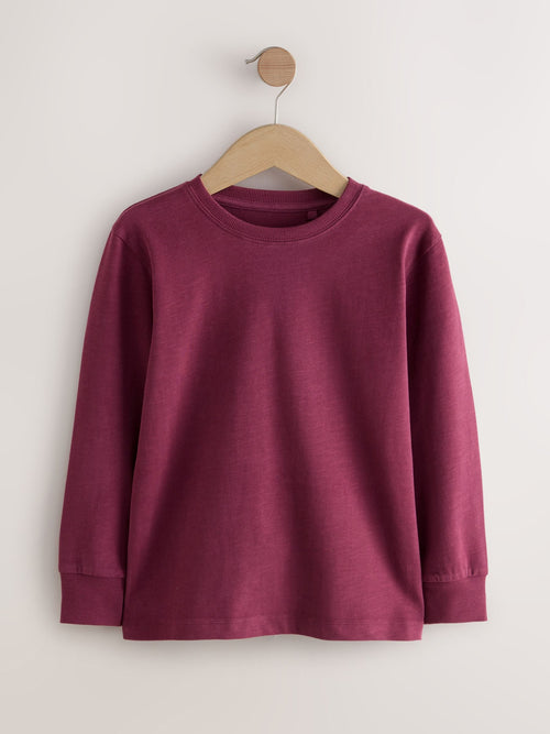 Dsiney Kidz - Berry Red Regular Fit Long Sleeve Cosy T-Shirt (3-16yrs) image 1