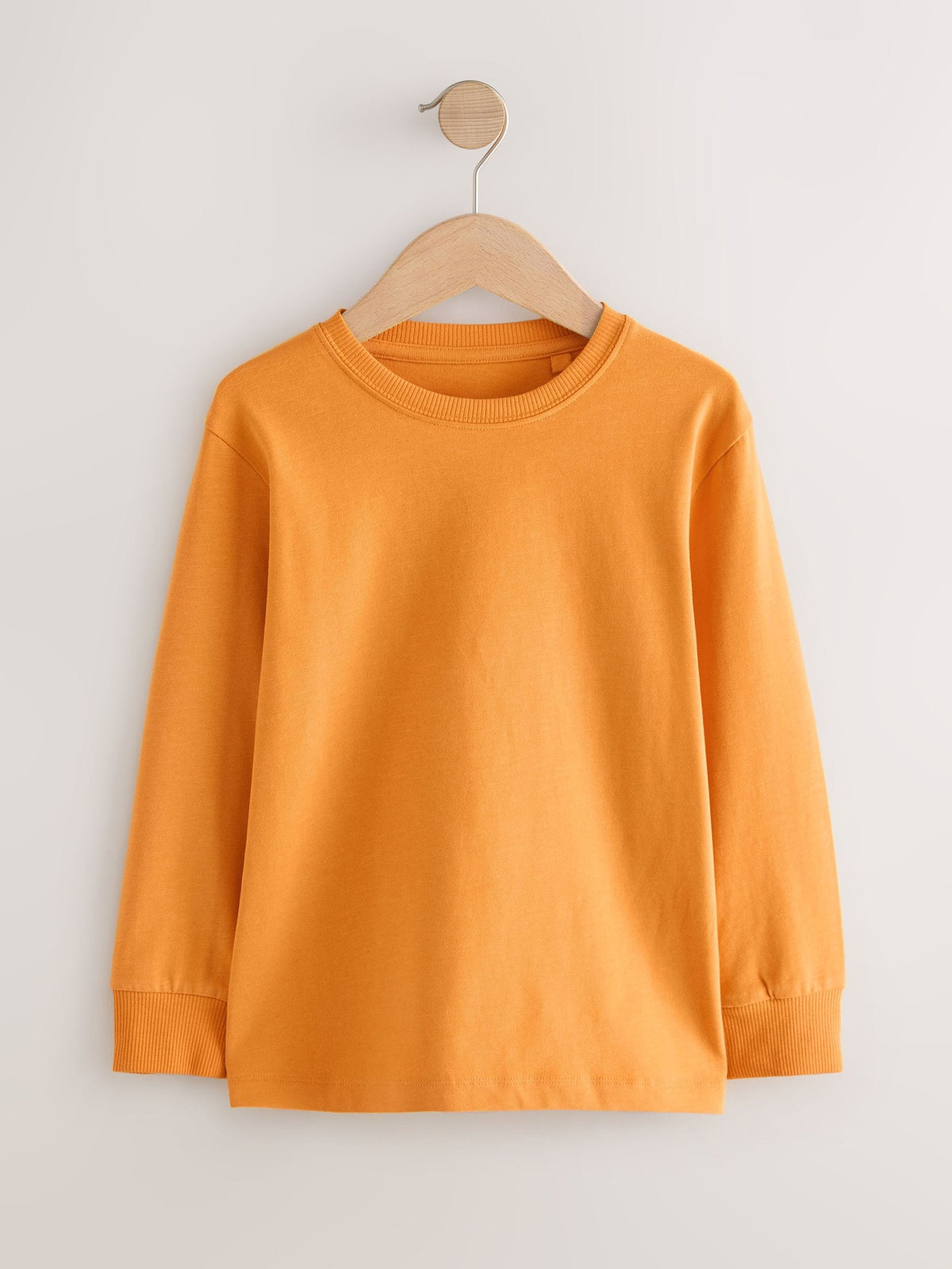 Dsiney Kidz - Ochre Yellow Regular Fit Long Sleeve Cosy T-Shirt (3-16yrs) image 1