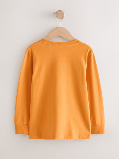 Dsiney Kidz - Ochre Yellow Regular Fit Long Sleeve Cosy T-Shirt (3-16yrs) image 2