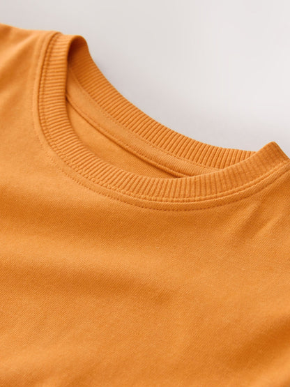 Dsiney Kidz - Ochre Yellow Regular Fit Long Sleeve Cosy T-Shirt (3-16yrs) image 3