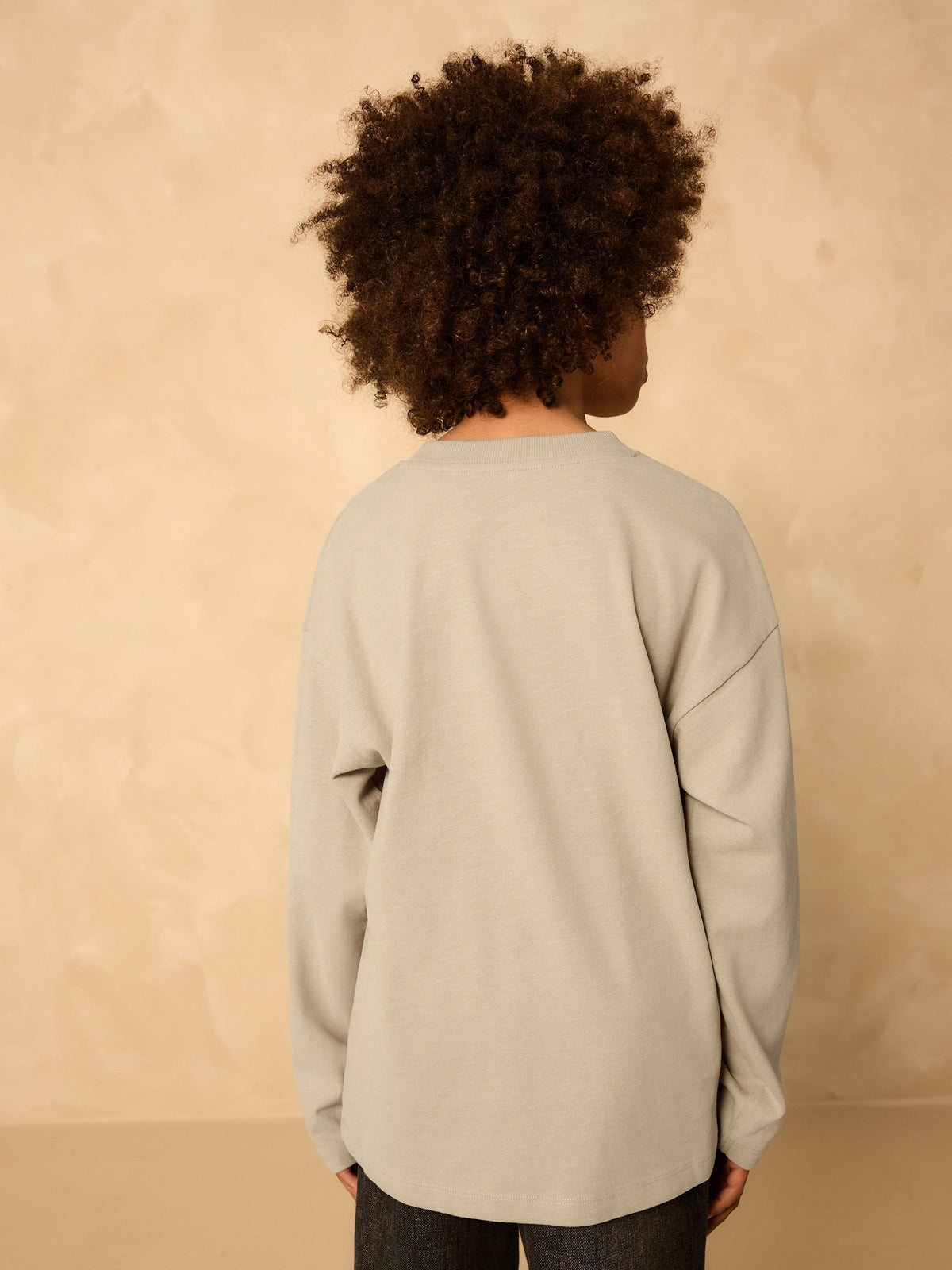 Dsiney Kidz - Stone Relaxed Fit Long Sleeve Cosy T-Shirt (3-16yrs) image 3