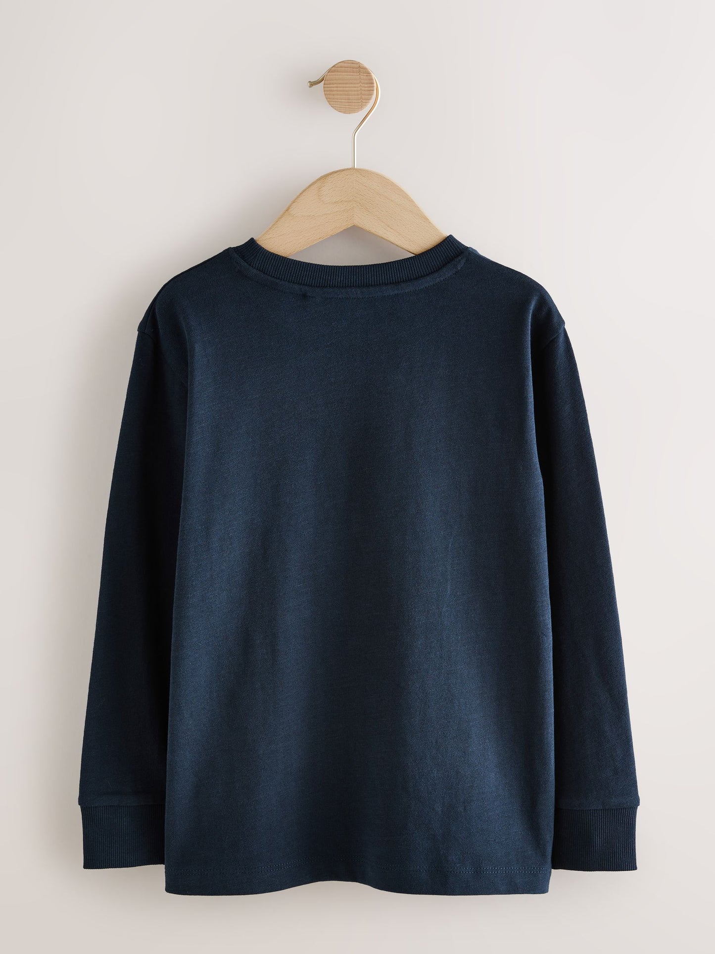 Dsiney Kidz - Blue Navy Stag Logo Long Sleeve Cosy T-Shirt (3-16yrs) image 2