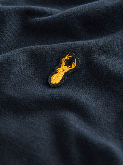 Dsiney Kidz - Blue Navy Stag Logo Long Sleeve Cosy T-Shirt (3-16yrs) image 3