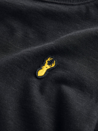 Dsiney Kidz - Black Stag Logo Long Sleeve Cosy T-Shirt (3-16yrs) image 3