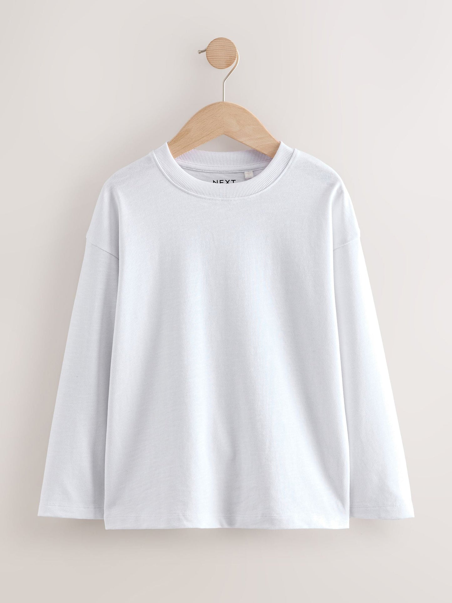 Dsiney Kidz - White Relaxed Fit Long Sleeve Cosy T-Shirt (3-16yrs) image 1