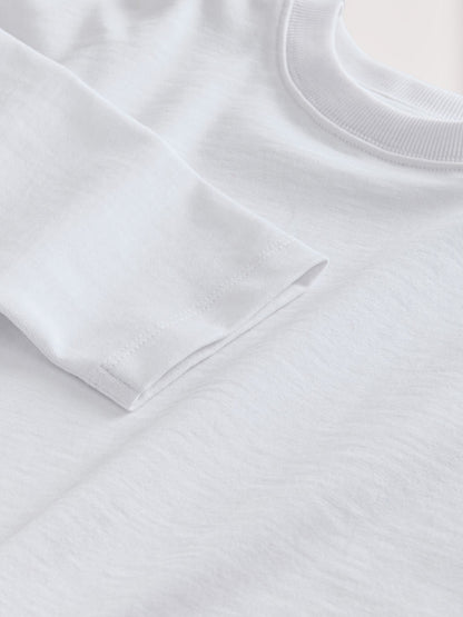 Dsiney Kidz - White Relaxed Fit Long Sleeve Cosy T-Shirt (3-16yrs) image 4