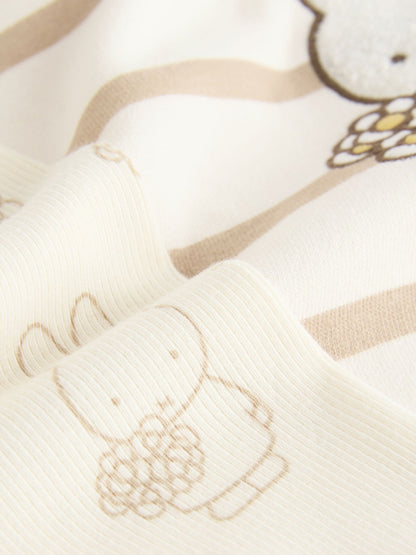 Cream Stripe Miffy Sweatshirt & Leggings Set (3mths-7yrs) image 8