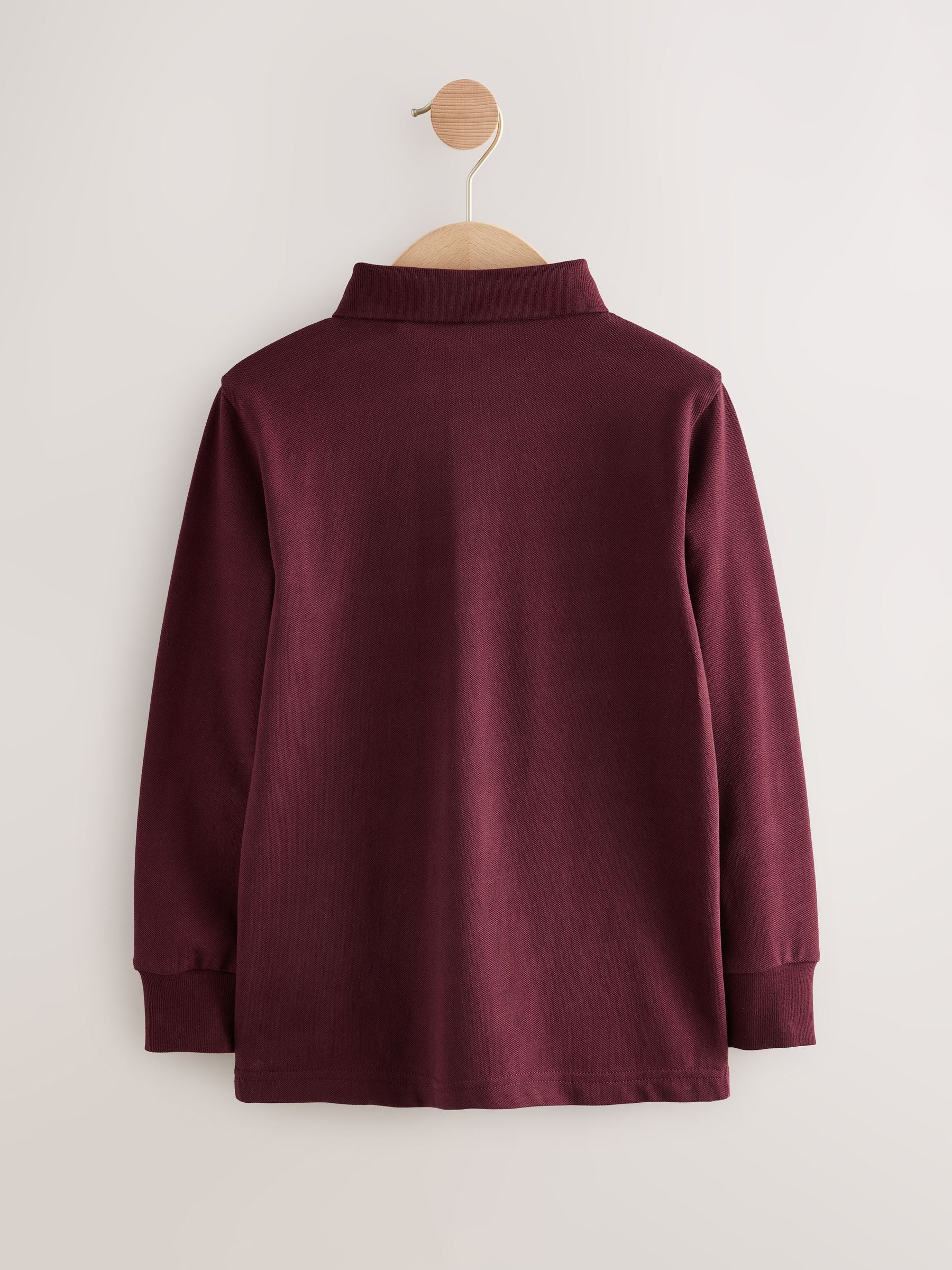 Dsiney Kidz - Berry Long Sleeve Polo Shirt (3-16yrs) image 2