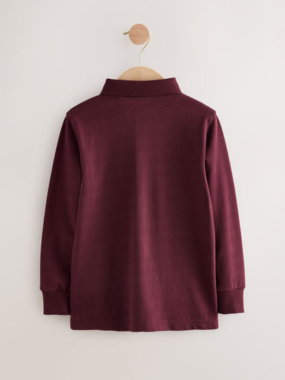 Dsiney Kidz - Berry Long Sleeve Polo Shirt (3-16yrs) image 2