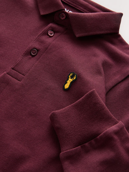 Dsiney Kidz - Berry Long Sleeve Polo Shirt (3-16yrs) image 4