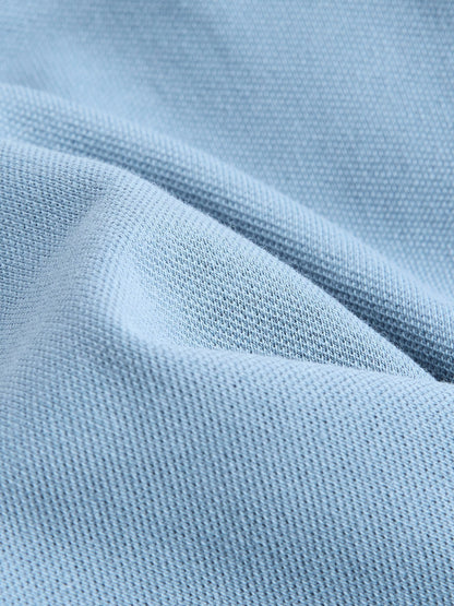 Dsiney Kidz - Mid Blue Long Sleeve Polo Shirt (3-16yrs) image 4