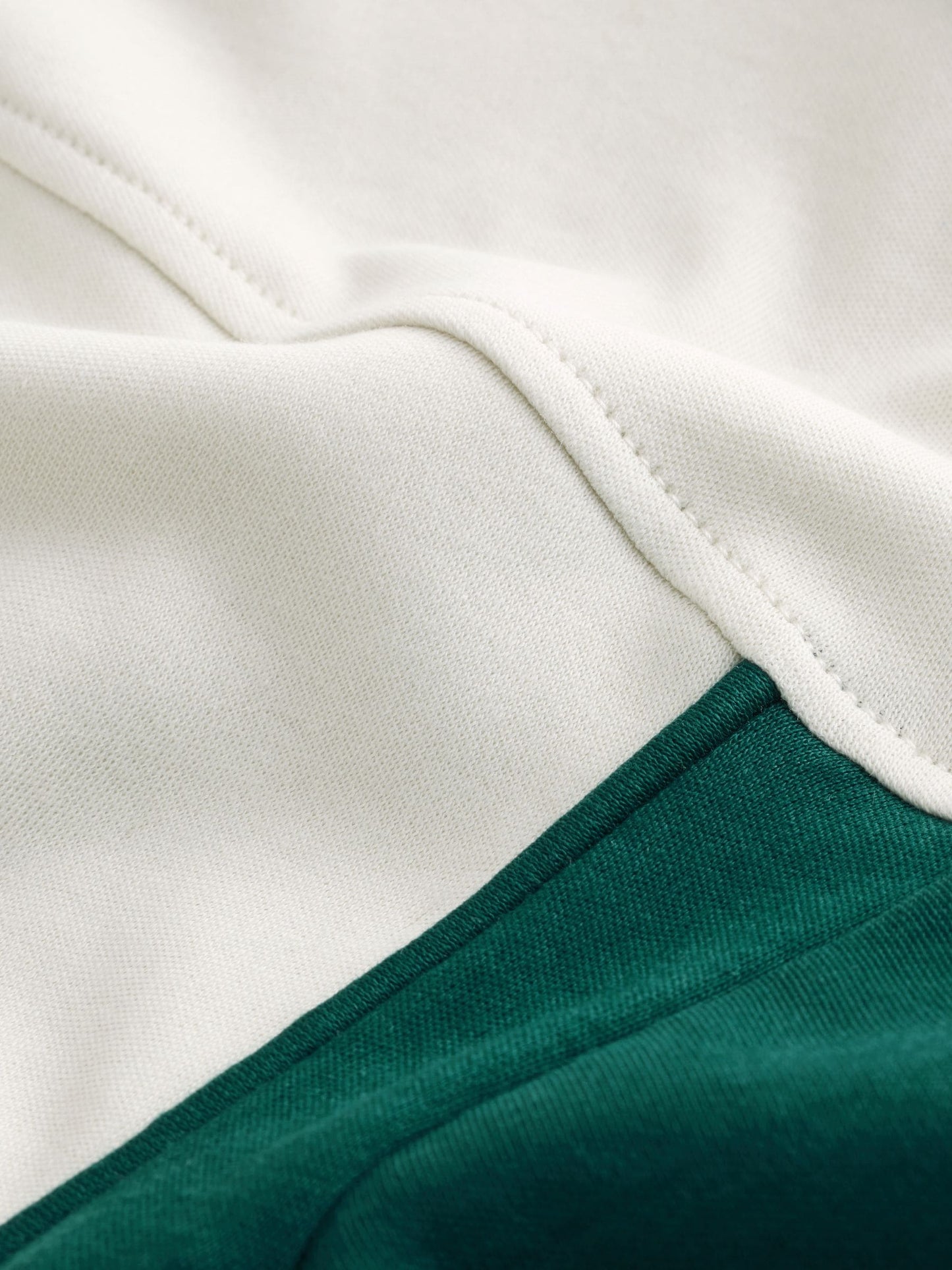 Dsiney Kidz - Ecru/Green Varsity Long Sleeve Cotton T-Shirt (3-16yrs) image 8