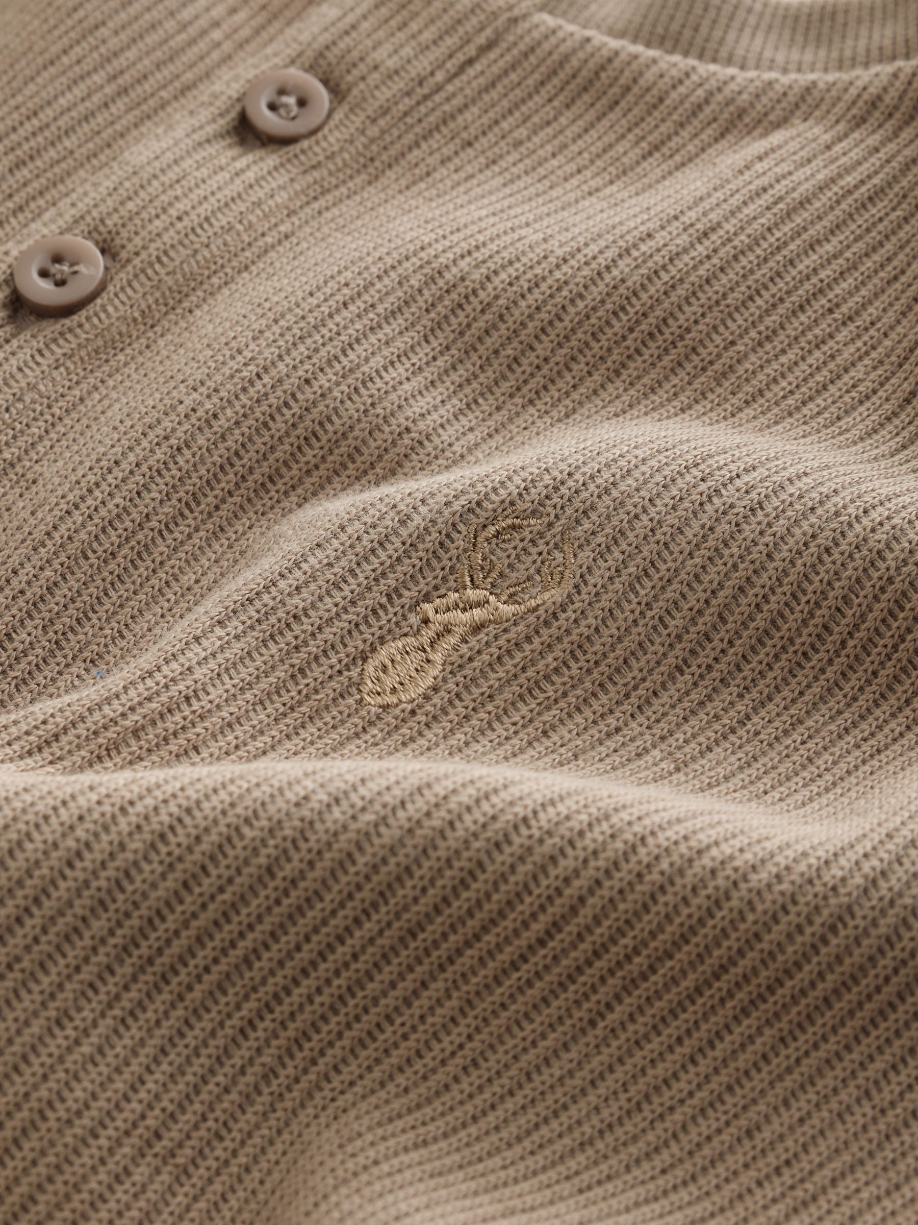 Dsiney Kidz - Stone Textured Long Sleeve Henley Neck T-Shirt (3-16yrs) image 3