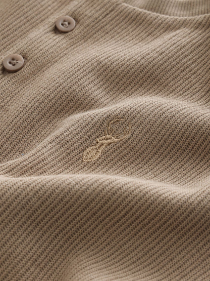 Dsiney Kidz - Stone Textured Long Sleeve Henley Neck T-Shirt (3-16yrs) image 3