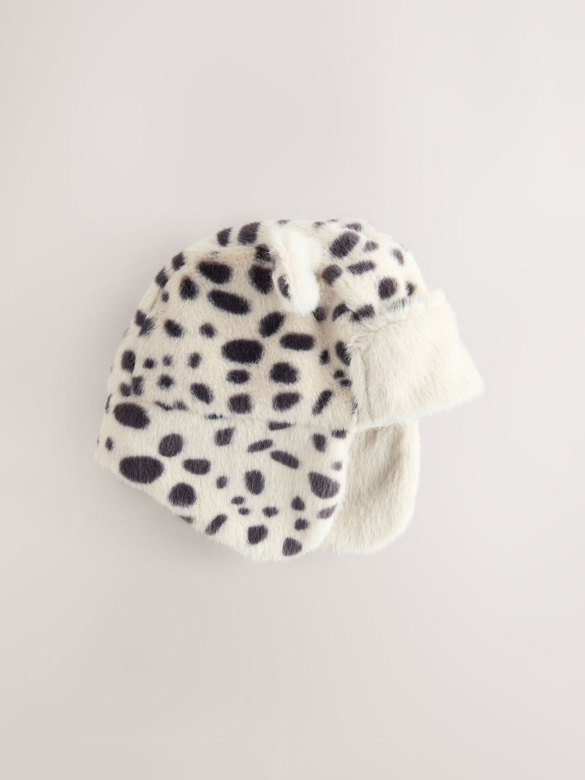 Leopard Faux Fur Earred Baby Trapper Hat - image 3