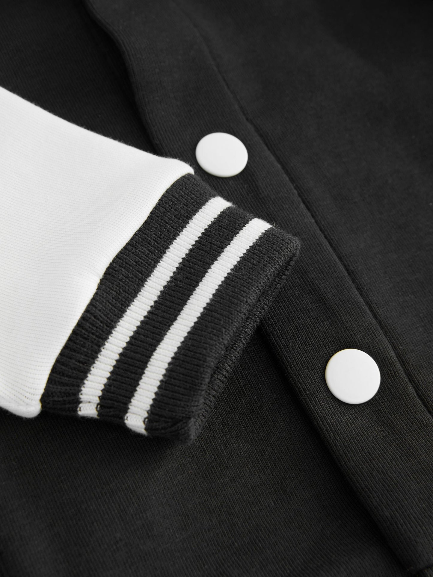 Black/Ecru Jersey Bomber Jacket (3mths-7yrs)