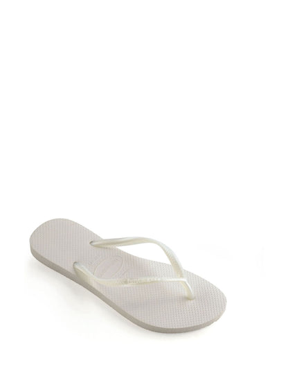 Havaianas White Kids Slim Flip Flops image 4