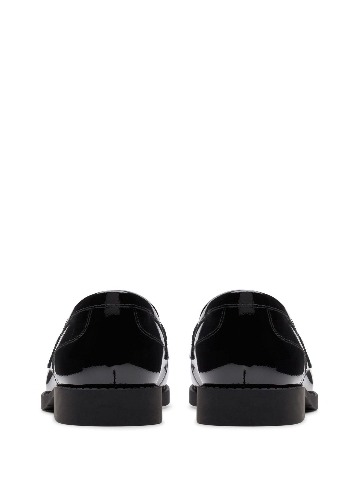 Dsiney Kidz - Clarks Black Patent Standard Fit (F) Older Girls Tappa Edge Loafers image 5