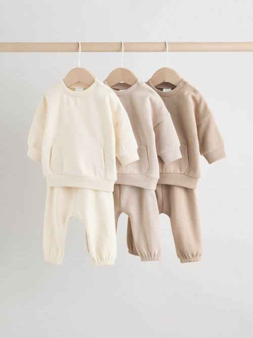 Dsiney Kidz - Neutral Baby Sweatshirt and Joggers Set 6 Piece (0mths-3yrs) image 1