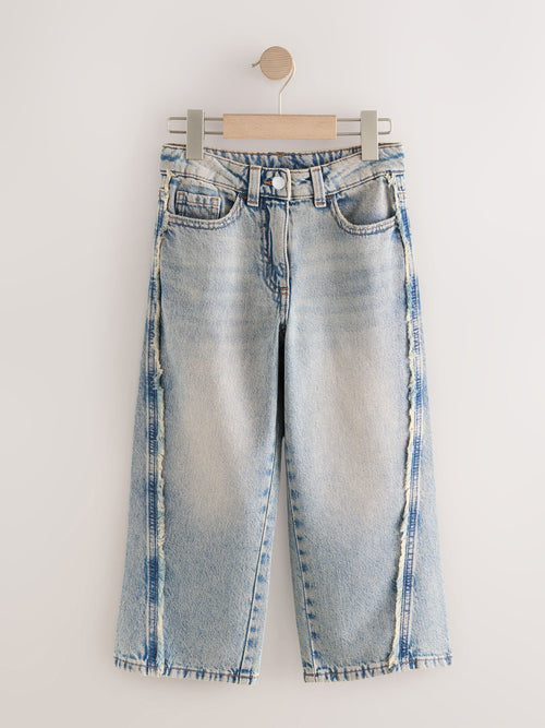 Dsiney Kidz - Denim Fray Seam Wide Leg Jeans (3-16yrs) image 1