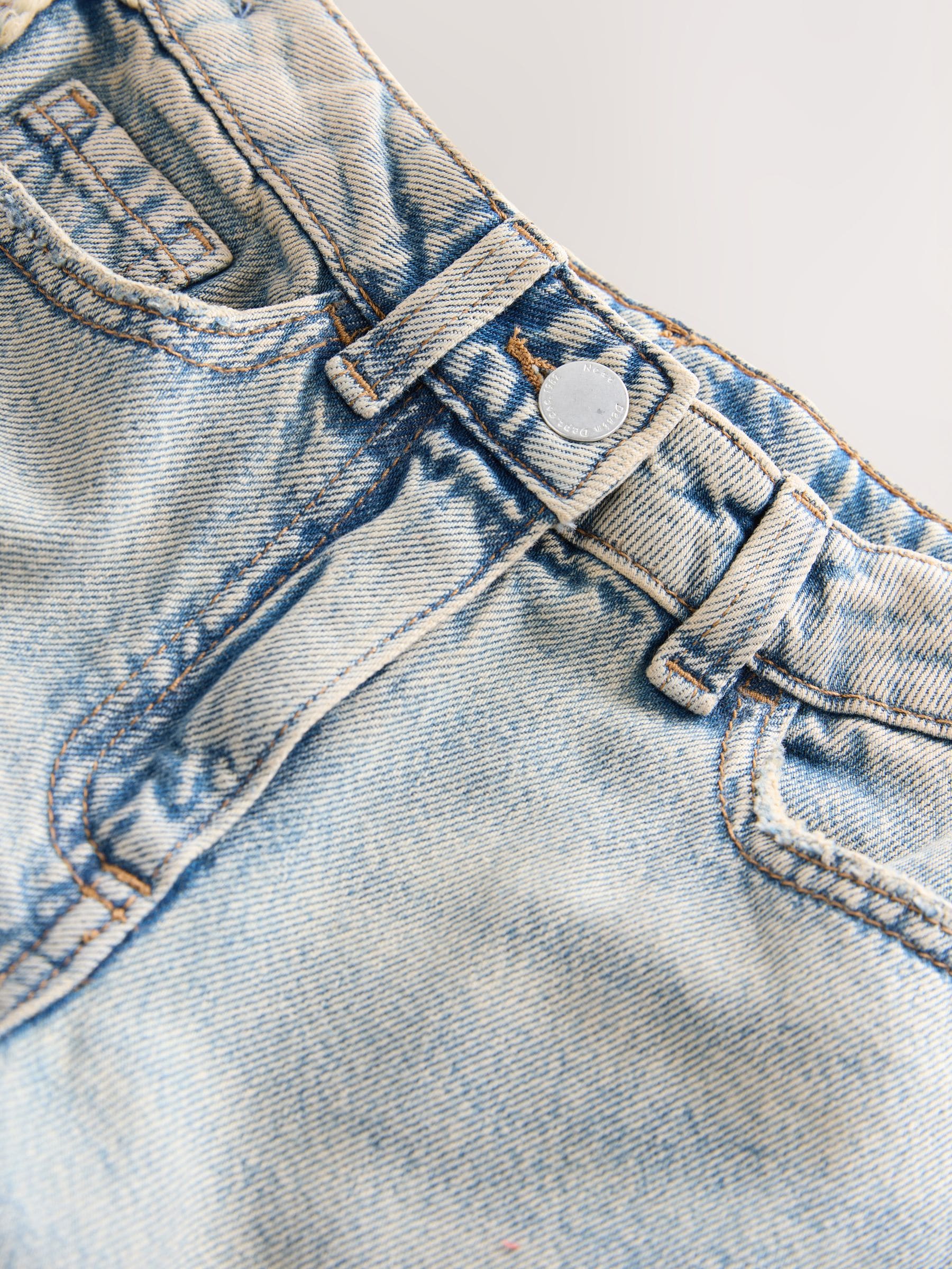 Dsiney Kidz - Denim Fray Seam Wide Leg Jeans (3-16yrs) image 4