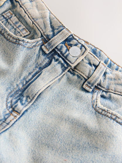 Dsiney Kidz - Denim Fray Seam Wide Leg Jeans (3-16yrs) image 4