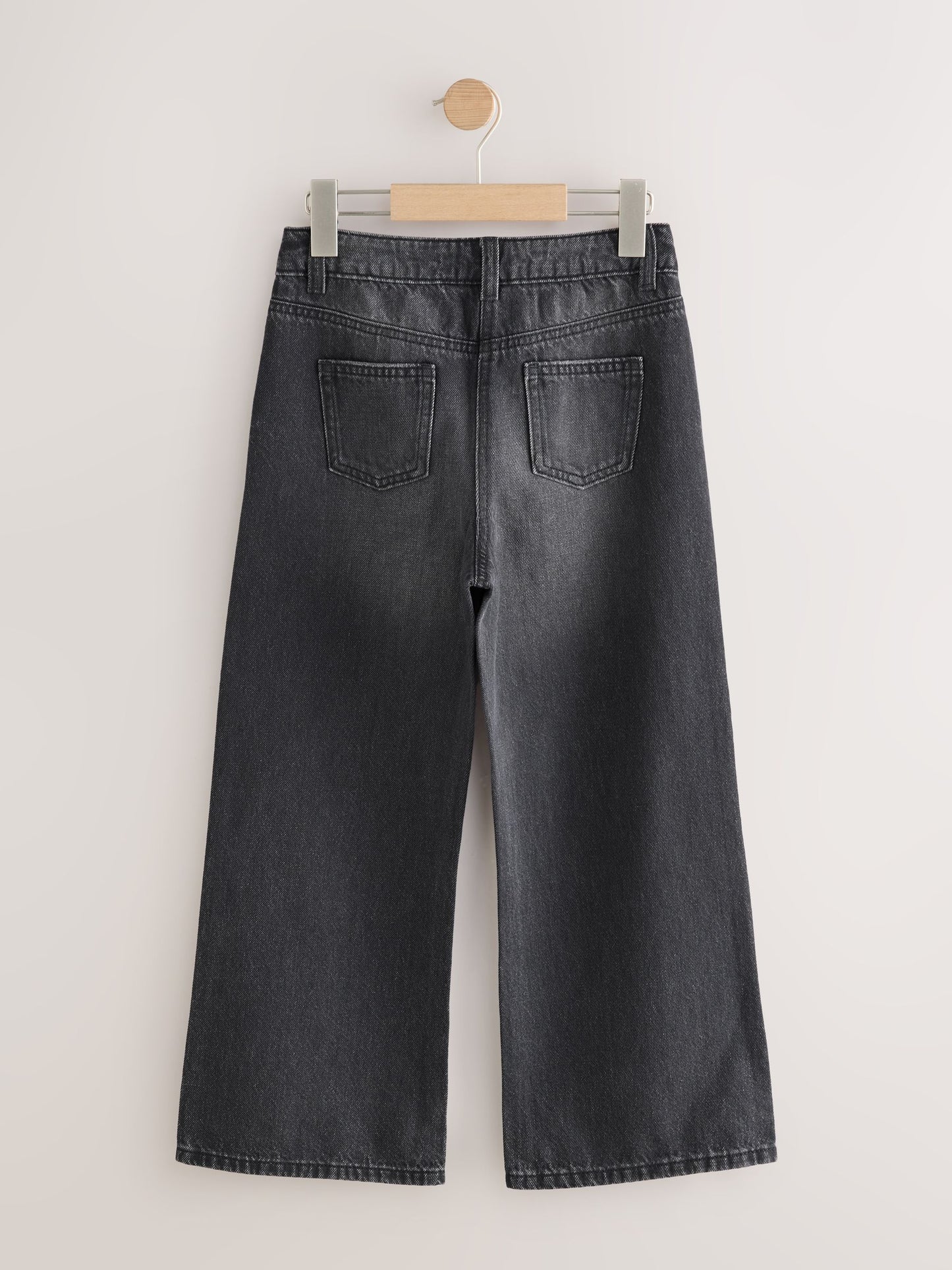 Dsiney Kidz - Charcoal Grey Stud Embellished Wide Leg Jeans (3-16yrs) image 2