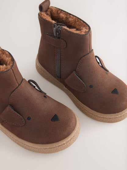 Brown Chocolate Bear Chelsea Boots image 6