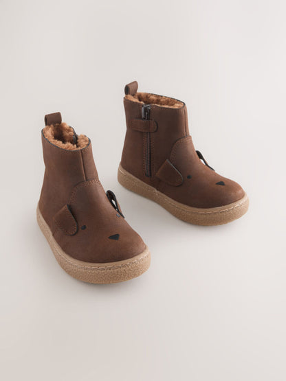 Brown Chocolate Bear Chelsea Boots image 1
