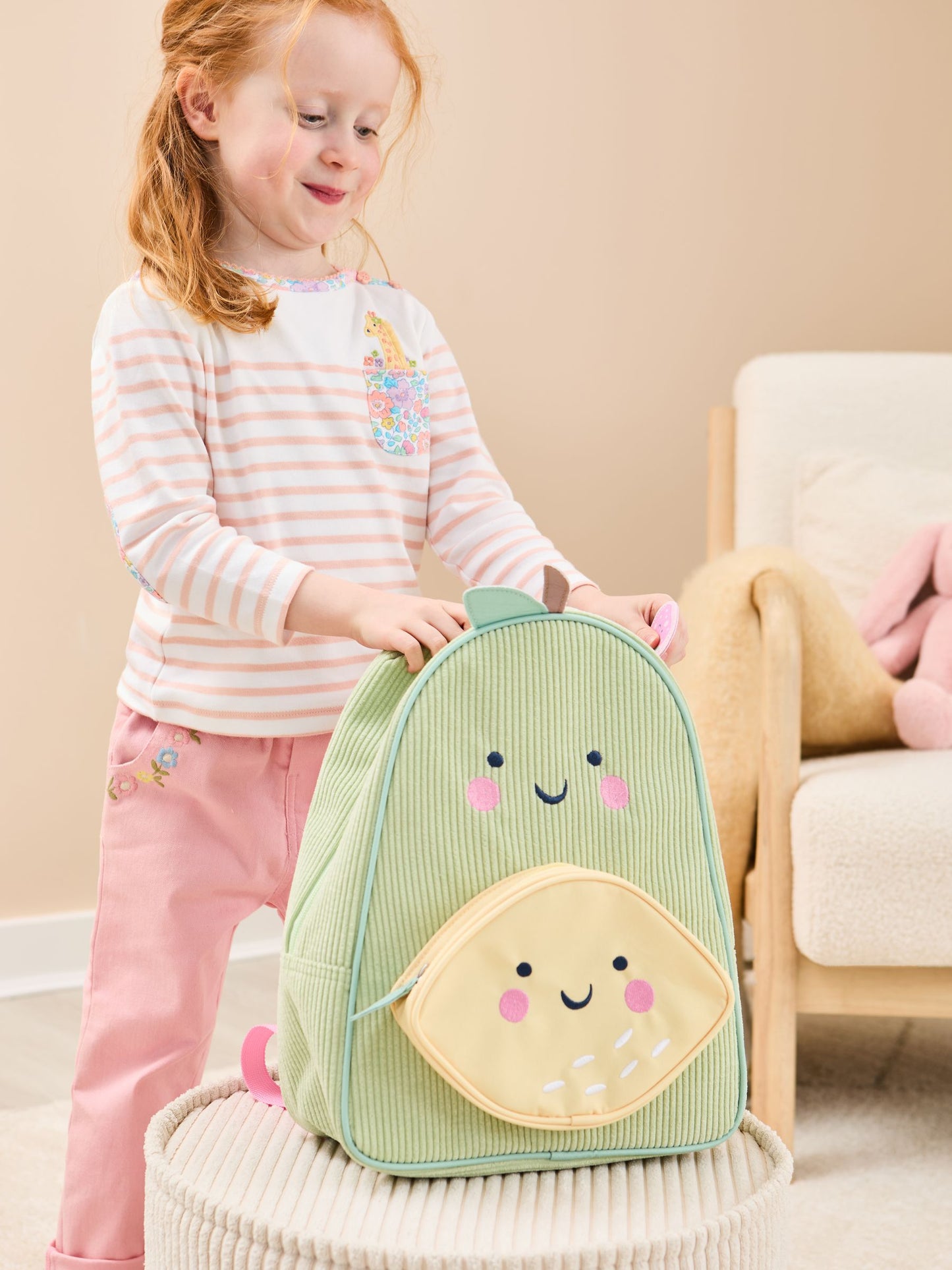 JoJo Maman Bébé Pear Medium Backpack image 1