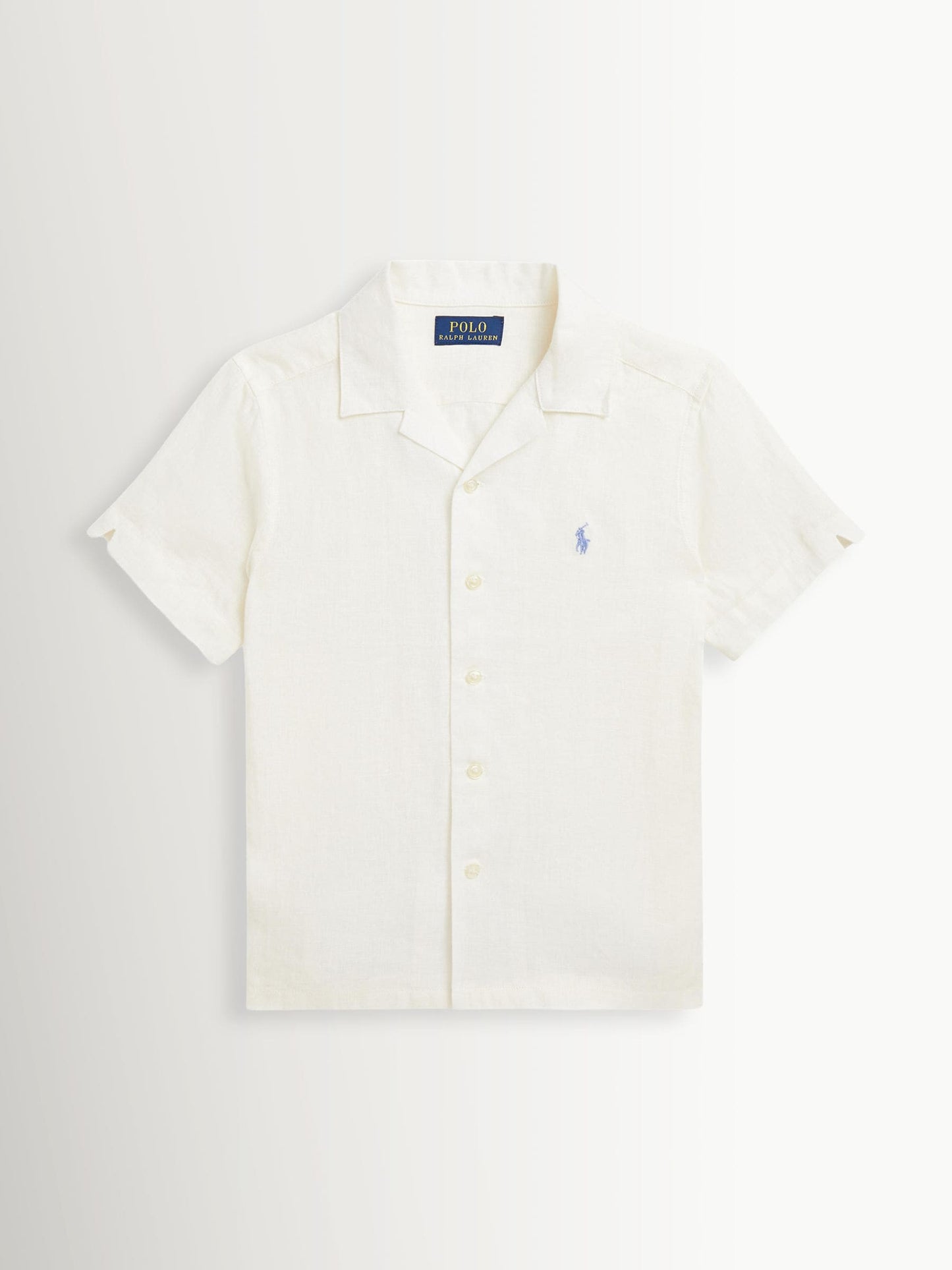 Dsiney Kidz - Polo Ralph Lauren Ivory Linen Camp Collar Shirt image 1