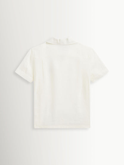 Dsiney Kidz - Polo Ralph Lauren Ivory Linen Camp Collar Shirt image 2