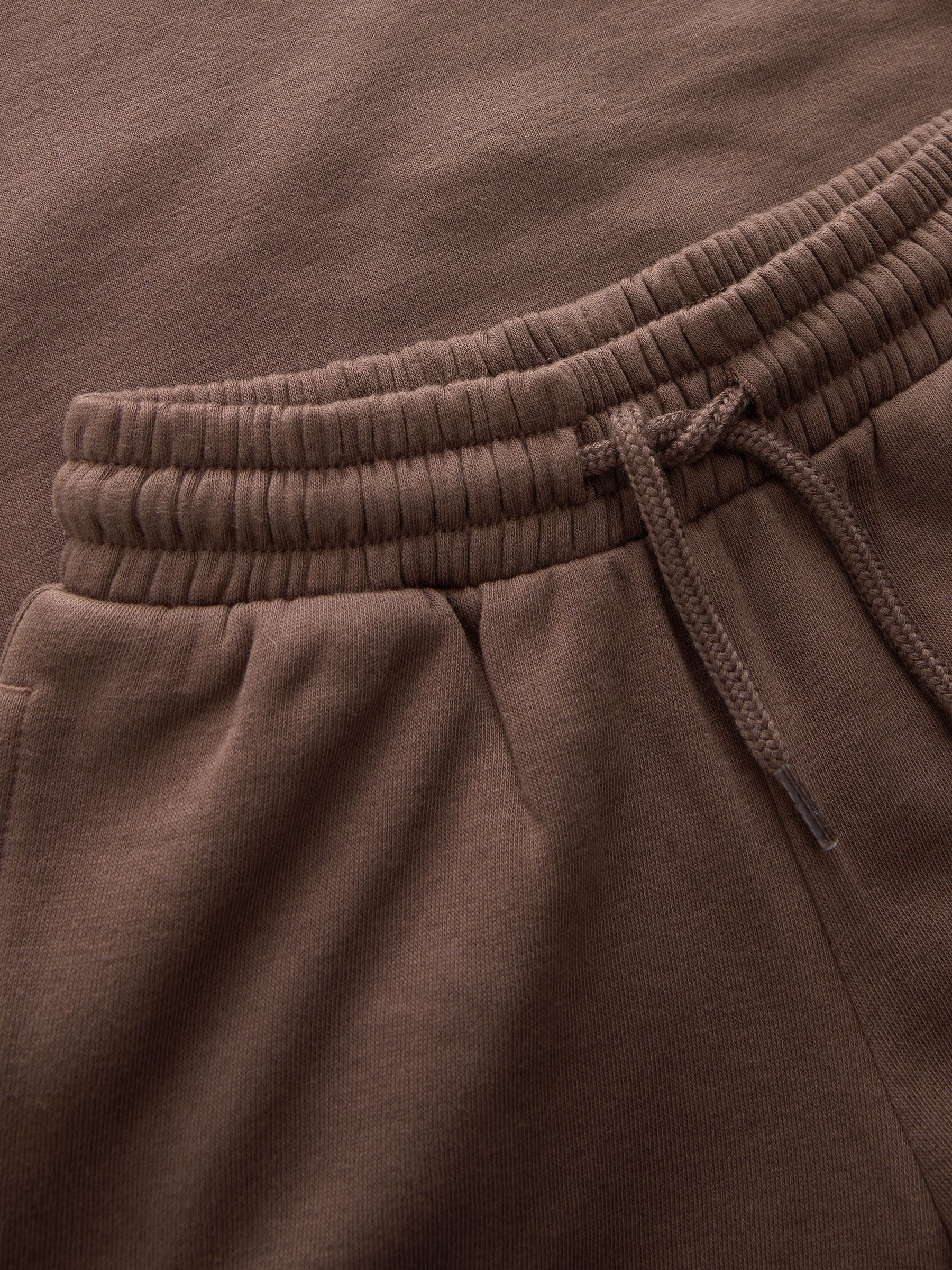 Chocolate Brown Single Printed Crew Neck Sweat Top & Joggers Set (3mths-7yrs) image 9