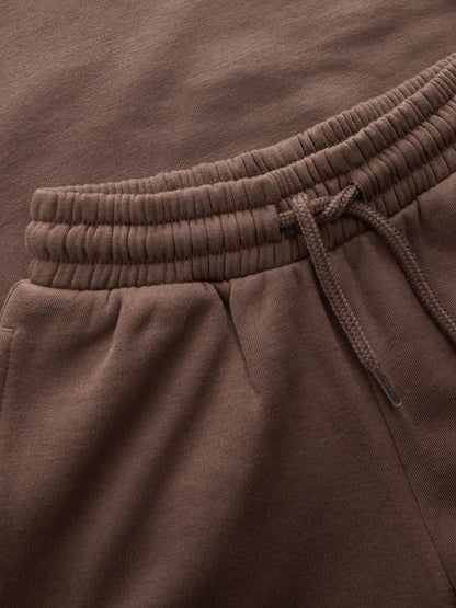 Chocolate Brown Single Printed Crew Neck Sweat Top & Joggers Set (3mths-7yrs) image 9