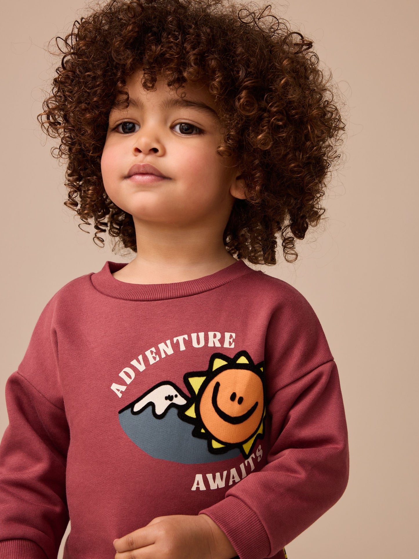 Burgundy Red Sweatshirt and Utility Joggers Set (3mths-7yrs) image 4