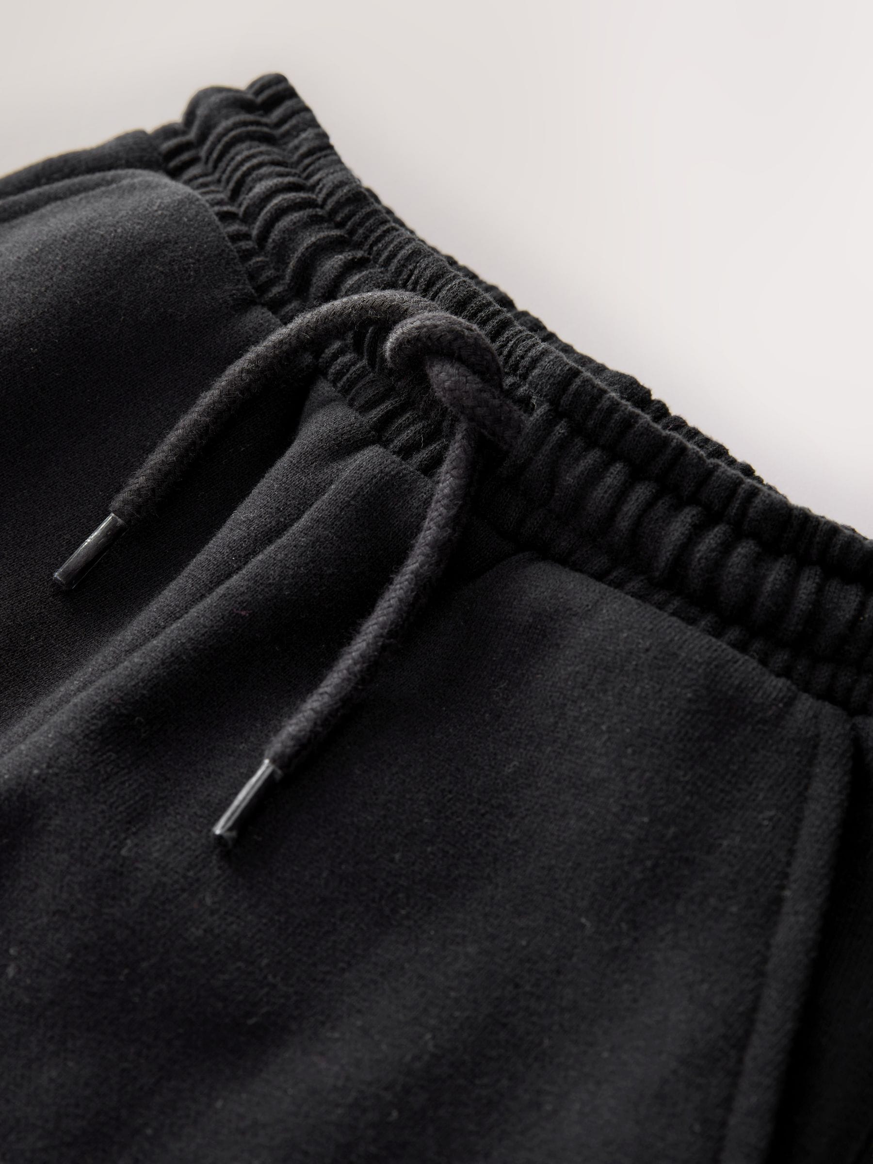 Black Regular Fit Soft Touch Jersey Joggers (3mths-7yrs) image 6