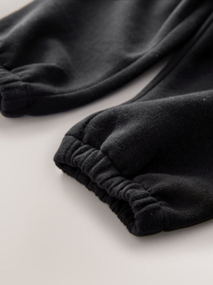 Black Regular Fit Soft Touch Jersey Joggers (3mths-7yrs) image 7