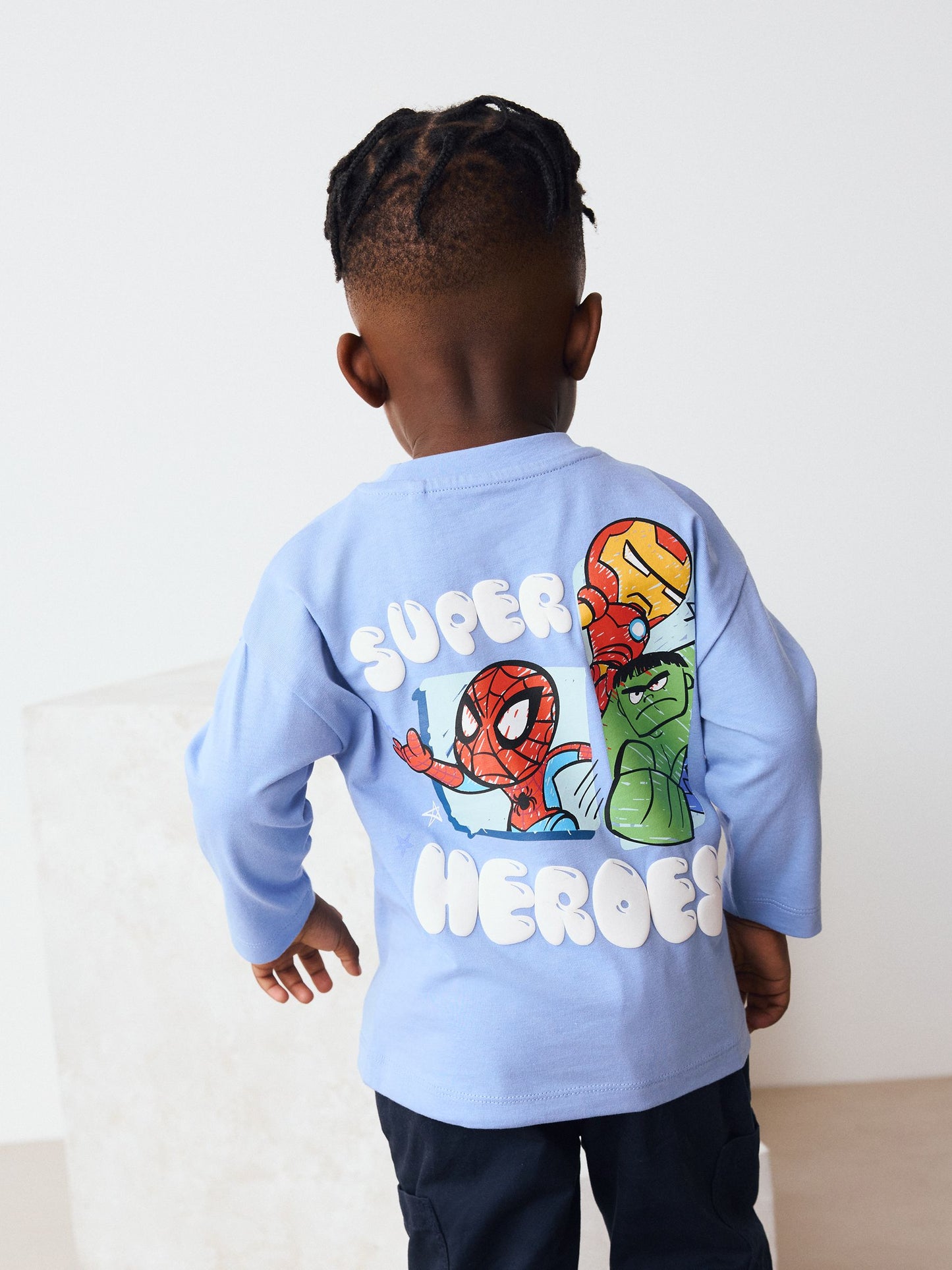 Dsiney Kidz - Blue Marvel Long Sleeve T-Shirt (3mths-8yrs) image 1