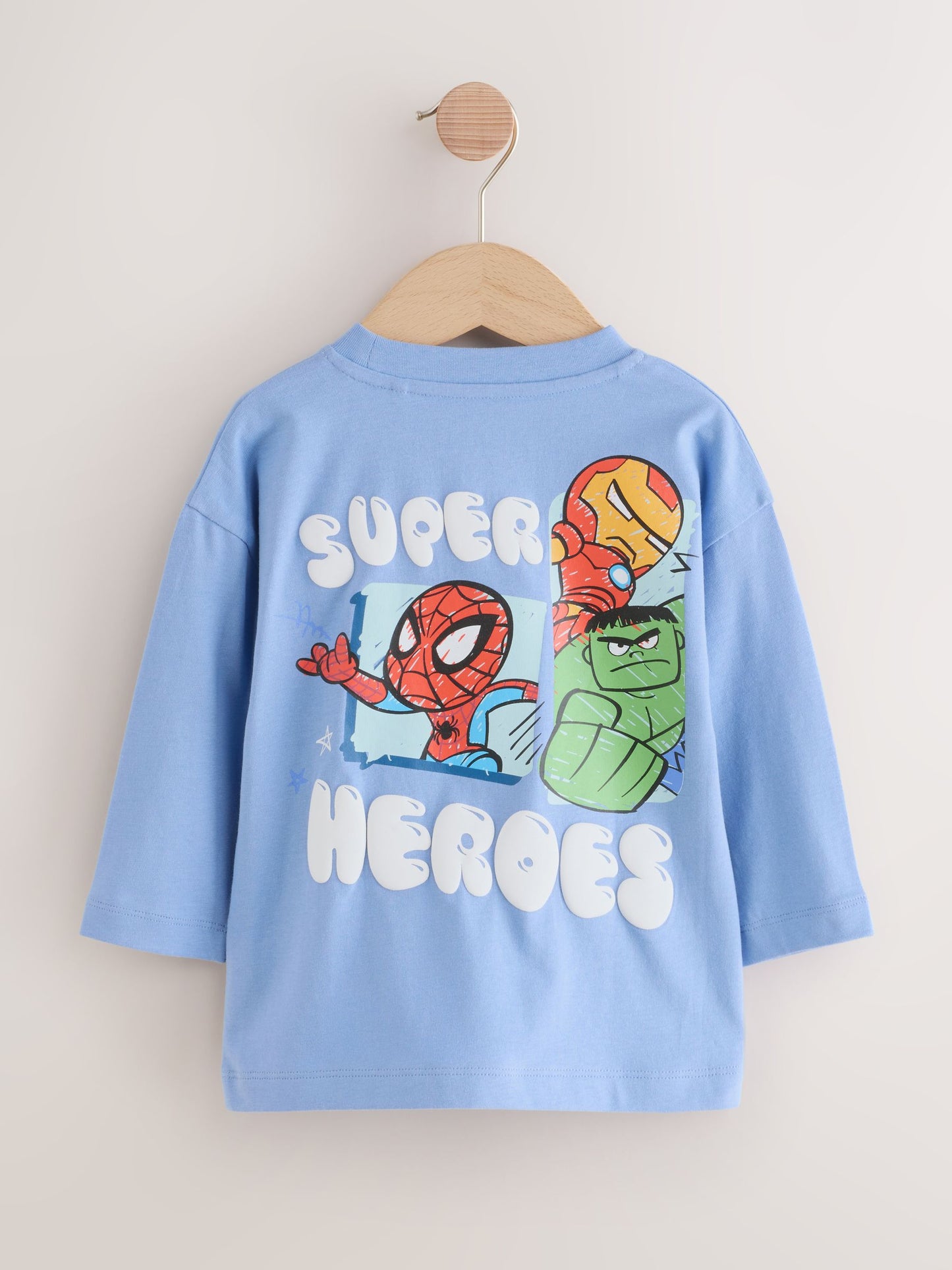 Dsiney Kidz - Blue Marvel Long Sleeve T-Shirt (3mths-8yrs) image 5