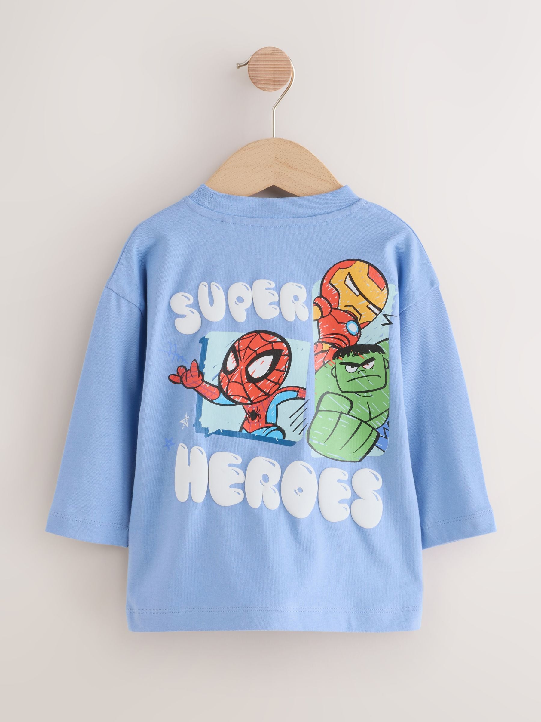 Dsiney Kidz - Blue Marvel Long Sleeve T-Shirt (3mths-8yrs) image 5