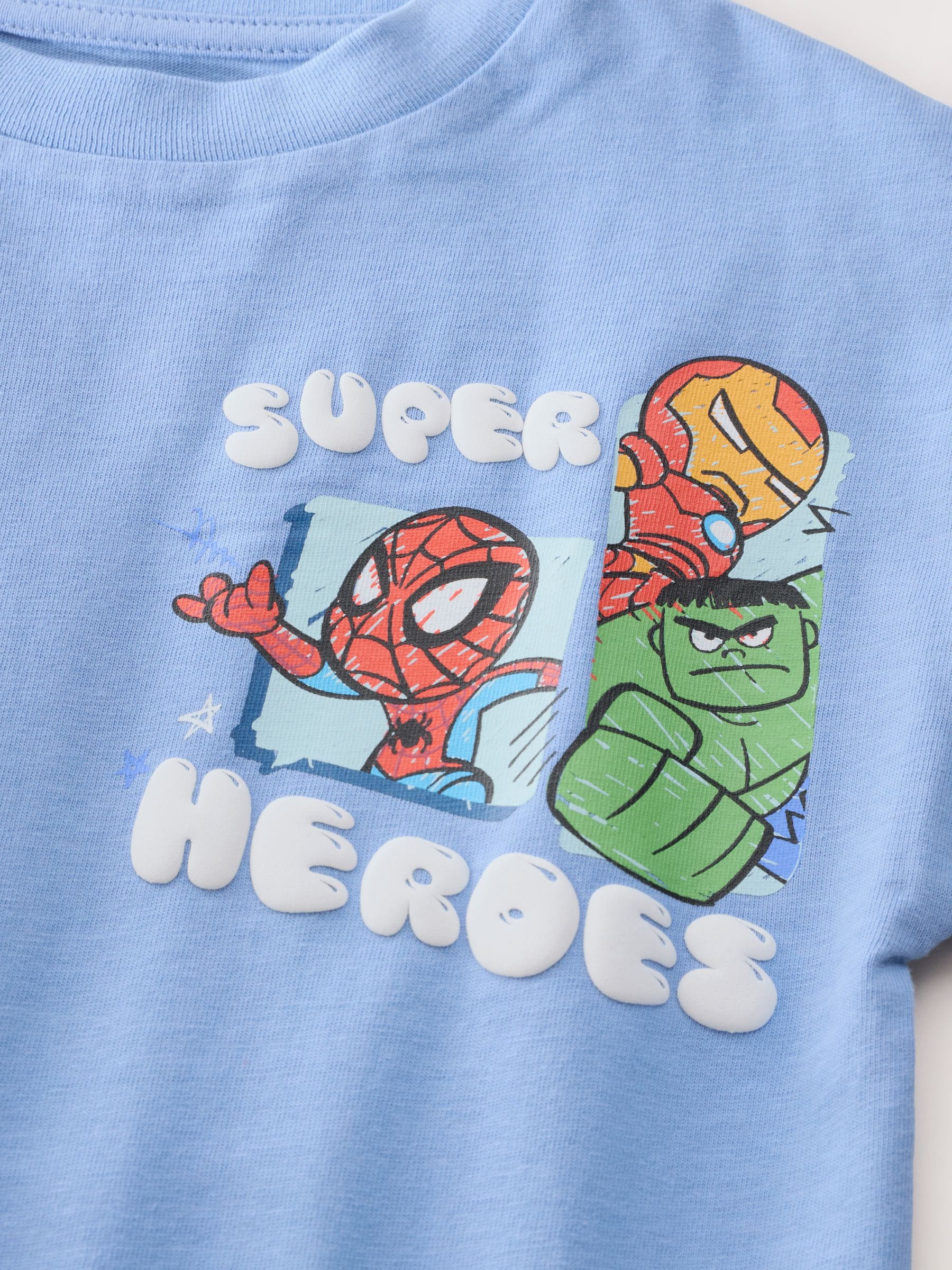Dsiney Kidz - Blue Marvel Long Sleeve T-Shirt (3mths-8yrs) image 6