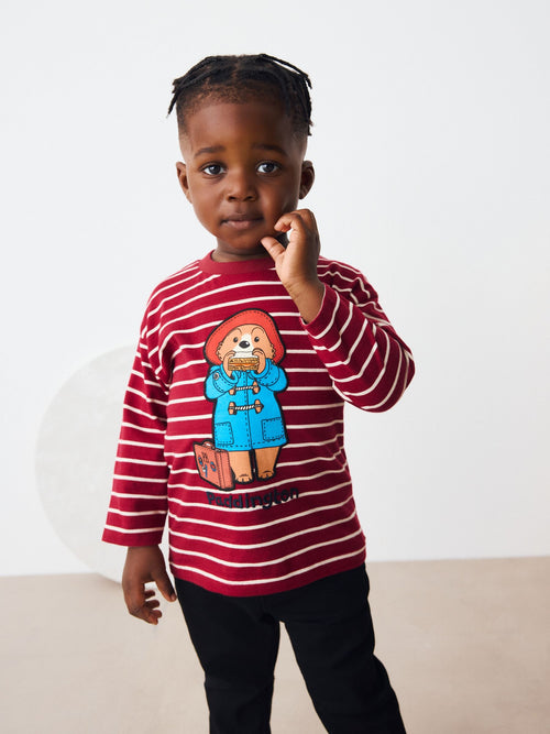 Red/Ecru Paddington Long Sleeve T-Shirt (12mths-7yrs) image 1
