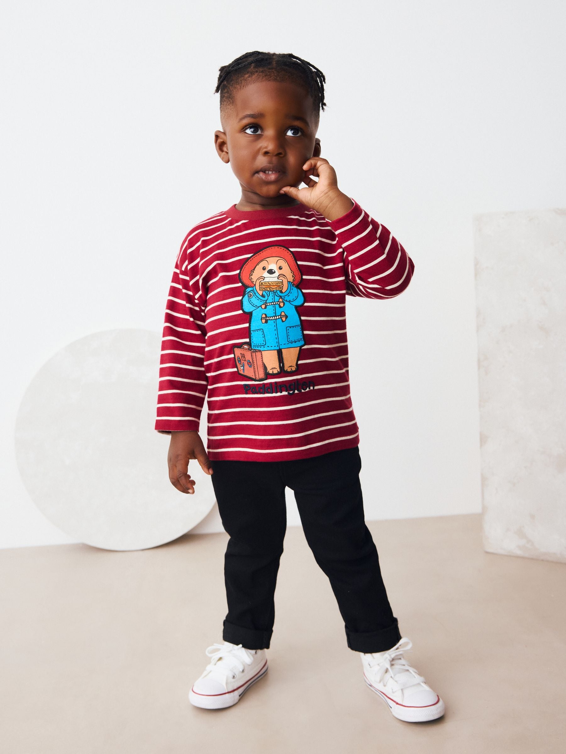 Red/Ecru Paddington Long Sleeve T-Shirt (12mths-7yrs) image 3