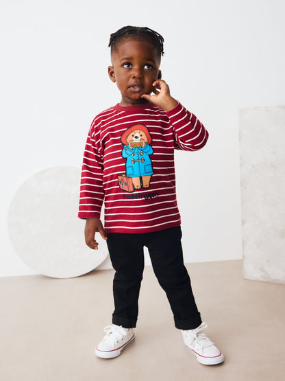 Red/Ecru Paddington Long Sleeve T-Shirt (12mths-7yrs) image 3