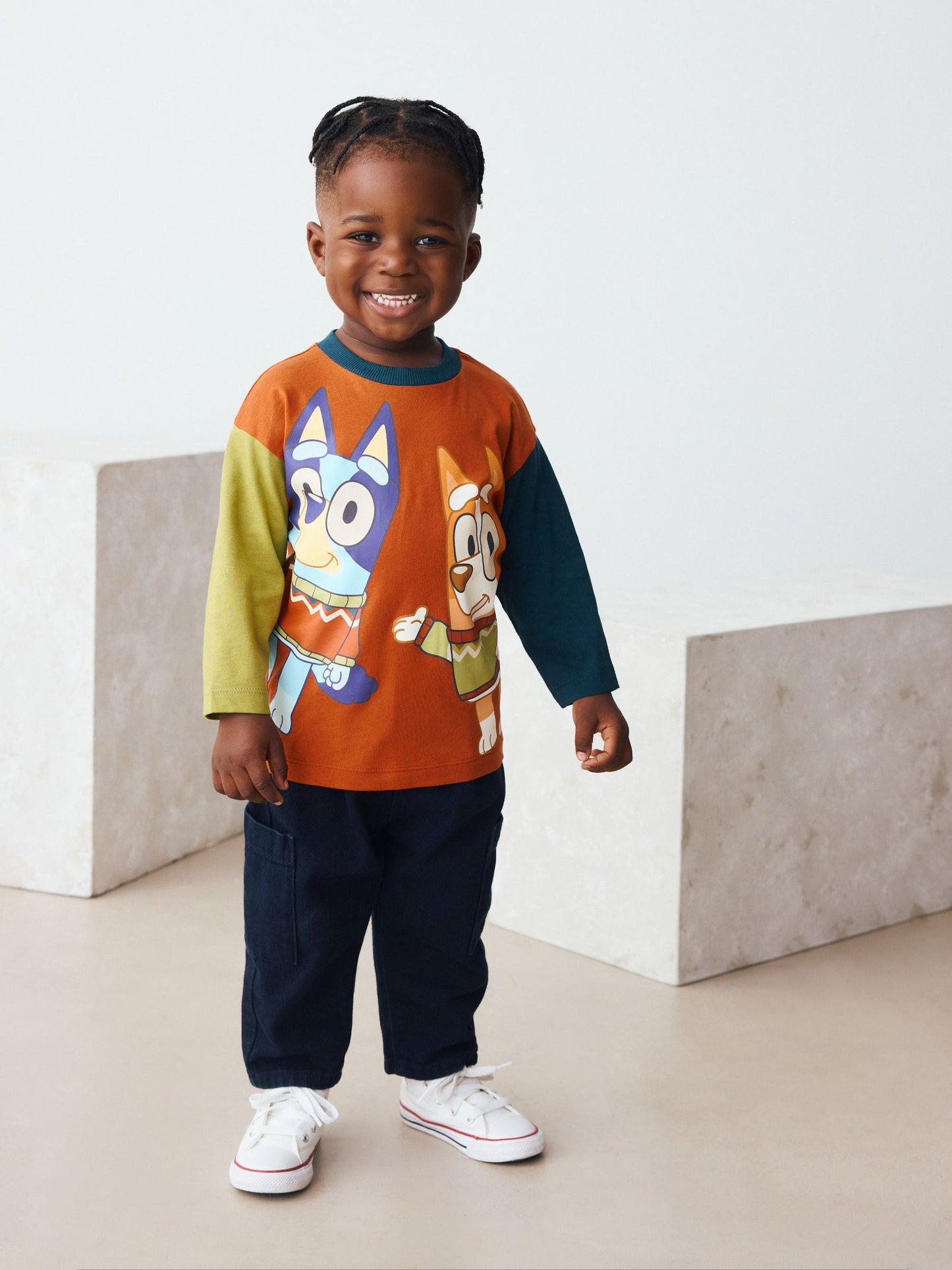 Rust Brown Bluey Long Sleeve T-Shirt (12mths-8yrs) image 3