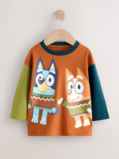 Rust Brown Bluey Long Sleeve T-Shirt (12mths-8yrs) image 5