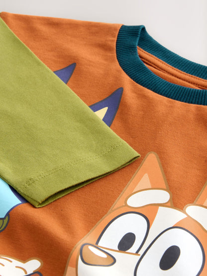 Rust Brown Bluey Long Sleeve T-Shirt (12mths-8yrs) image 7
